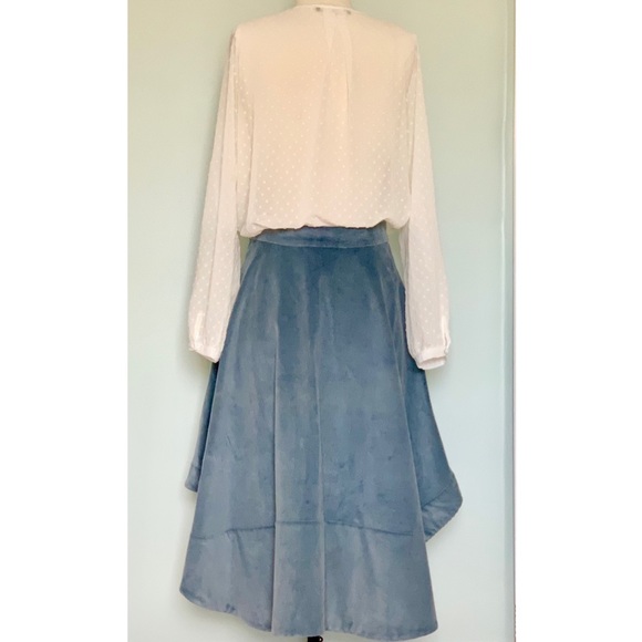Tish Cox “Elizabeth” Hi-Lo Corduroy Skirt Small - Picture 6 of 8
